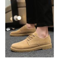 Zapatos Casuales para Hombres 2025 Moda en Gamuza Cómodos para Conducir con Cordones - details 16