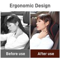 Nuevo tipo de almohada, reposacabezas viscoelástico y transpirable, protector de almohada para el cuello, interior del coche - details 4