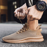 Otoño Versátil Extra Grande 45 Flyknit Deportes y Ocio 46 Zapatos de Moda de Malla Transpirable para Hombre 47 Negro - details 7