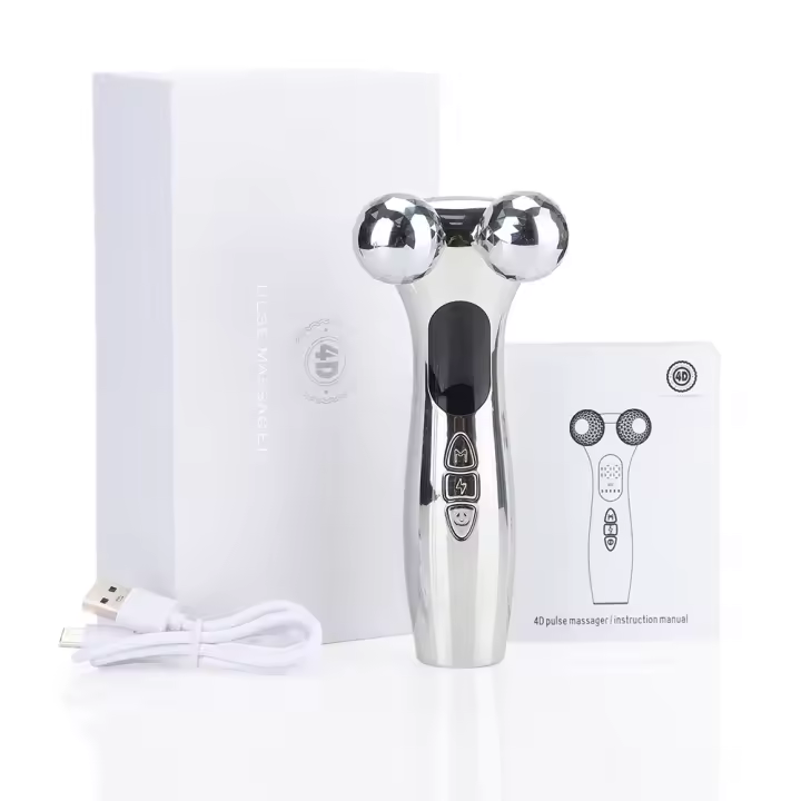 Masajeador de Rodillo para Microonda Herraje de Relajación y Adelgazamiento para Todo El Cuerpo Estimulación de Masaje with Vibration Device Eléctrico de Levantamiento de Cara para Cuero Normal - 1