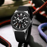 Reloj de Pulsera de Cuarzo CURREN 8437 Diseño Único Casual para Hombres Marca Leten - details 19