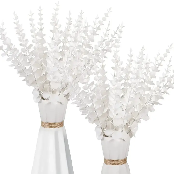 Ramas de Eucalipto Artificiales 10pcs Ideal para Decoración de Hogar, Ramo, Centro de Mesa, Boda, Navidad - 1