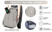 Mochila para ordenador portátil para mujer, mochila de trabajo antirrobo para 14 pulgadas, mochila escolar, mochila de enfermera, mochila para adolescentes y niños - details 4