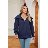 Sudadera con capucha de mujer de manga larga de moda de invierno con - details 8