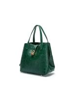 Bolso Bandolera Para Mujer CH Embossed Con Diseño De Impresión De Letras Gran Capacidad Elegante Temperamento Bolso De Mano Casual - details 17
