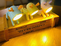 Lámpara de Escritorio Plegable LED Mini Luz Nocturna Portátil para Mascotas Lindas Decoración de Sala de Estar Regalo para Estudiantes - details 10