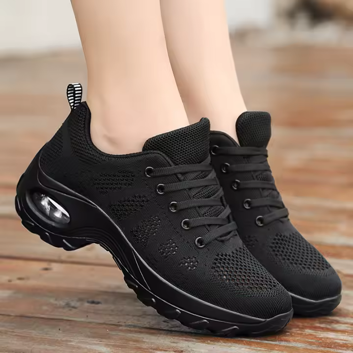Zapatillas de Moda para Mujeres Suela Suave, Altura Aumentable, Transpirable con Cordones - 1