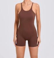 Mono de yoga Peach para levantamiento de glúteos y espalda hermosa para correr al aire libre para mujer, ejercicio ajustado, mono de fitness de secado rápido - details 18