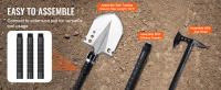 SucceBuy Juego de hacha y pala de supervivencia: esencial para acampar 28 en 1 para aventuras al aire libre - details 1