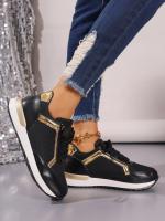 Zapatillas De Mujer 2023 Nuevas Plataforma Cómodas De Cuero Parcheado Zapatos De Correr Al Aire Libre Deporte Casuales Ladies - details 18