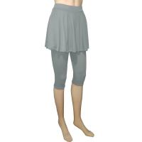 Mallas deportivas de Color sólido para mujer, Leggings cortos sin costuras, falda informal, pantalones de Yoga - details 3