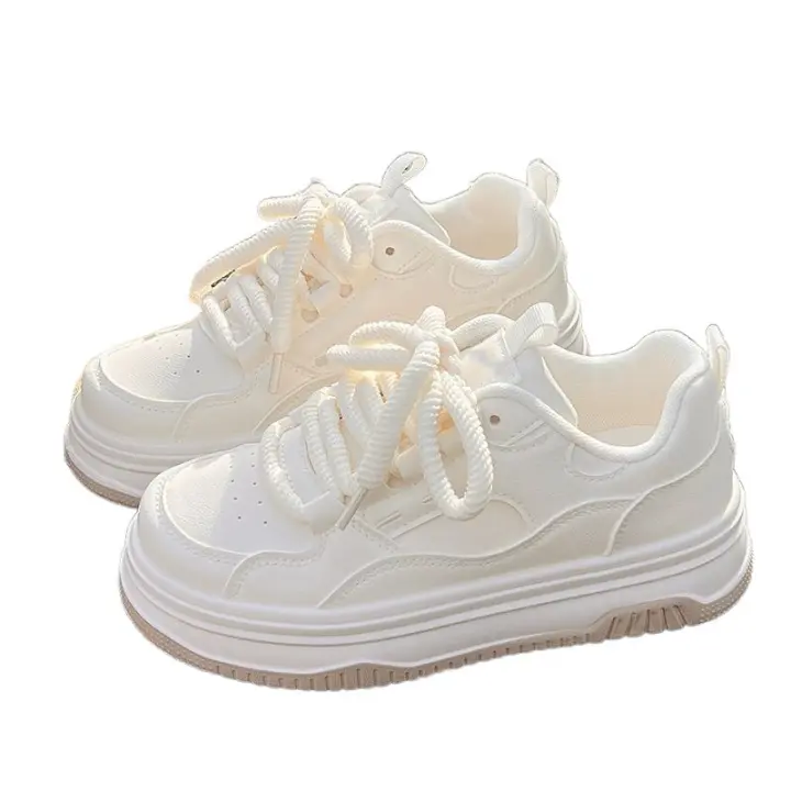 -Foot fat plus size falda informal de leche blanca combinada para mujer nuevos zapatos deportivos versátiles de suela gruesa - 1