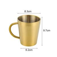 Taza de Cerveza de Acero Inoxidable de Doble Capa de 300ml Vajilla para el Hogar y la Cena - details 0