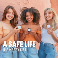 Awapow Alarma de Auto Defensa 130dB con Luz LED Recargable Ideal para Niñas y Mujeres - details 5