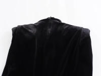 , nable Año Nuevo Corto sin mangas con hombreras de terciopelo, elegante vestido de noche para mujer - details 12
