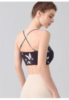 para Mujer Sujetador Deportivo con Espalda Cruzada, Copa Fija, para Fitness, Yoga, Romántico, Casual, Estampado - details 25