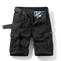 Pantalones Cortos de Carga de Algodón 100% Pantalones Cortos Casuales para Hombres en Verano 2024 - details 3