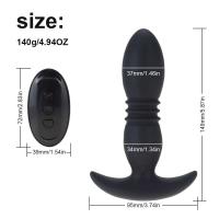 Vibrador Anal Inalámbrico Masajeador Prostatal para Hombres Juguete SM de Estimulación para Retraso de Ejaculación Silicona Salud y Juguetes Sensuales - details 6