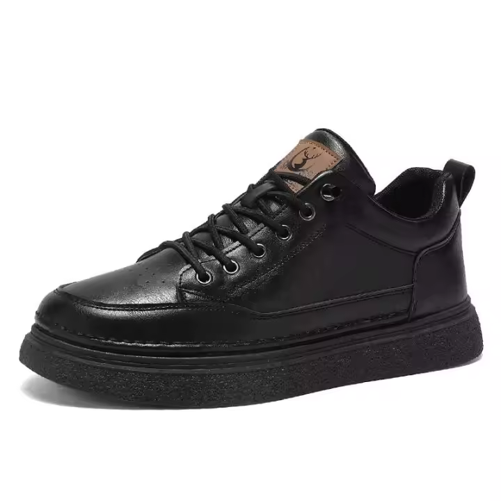 Nueva marca internacional de alta calidad y asequible 44 zapatos deportivos de cuero clásicos para hombres bajos Priec - 1
