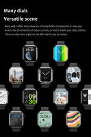 nuevo 2024 Watch 9 Reloj inteligente Siri para hombre, Smartwatch deportivo con llamadas, Bluetooth, NFC, rastreador GPS, presión arterial, frecuencia cardíaca, para Apple Watch 9 - details 3