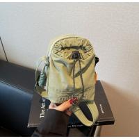 Bolso cruzado ligero para mujer, bolsa para botella de agua con cordón ajustable, estilo coreano, Color sólido, bolso pequeño para teléfono móvil, viaje - details 29