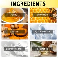 Crema de masaje corporal reafirmante corporal de cúrcuma y veneno de abeja - details 3