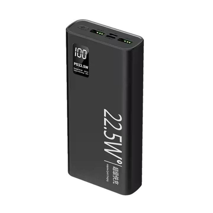 PowerBank 10000mAh 22.5W+PD20W carga rápida+3 puertos de salida Negro - 1