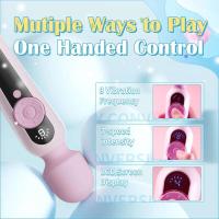 Leten Jissbon varita mágica grande para mujeres masajeador de punto G penetración consolador para clítoris vibrador juguetes sexuales para adultos - details 4