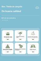 Tienda de campaña 1 personas aire libre Protección solar portatil Camping impermeable - details 2