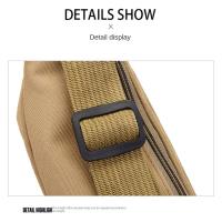 Bolsa de tela Oxford para ciclismo, bolso de cintura portátil, resistente al desgaste, impermeable, cinturón de hombro - details 17