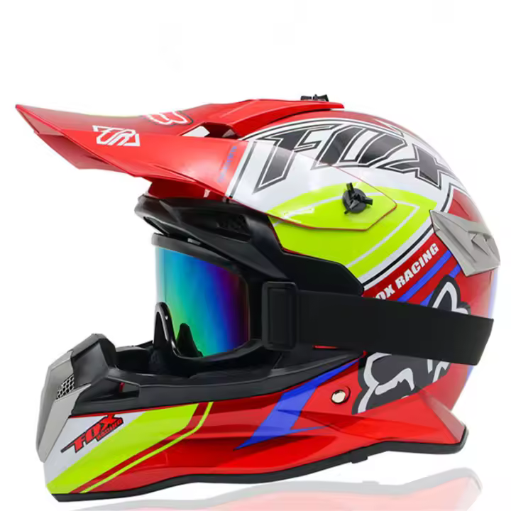 Casco fox motocross MX Carreras de Locomotora hombre mujer aire libre seguro Equipo - 1