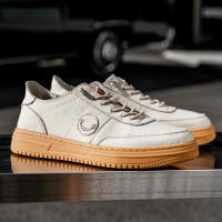 Xiaobai zapatos de hombre 2025 nueva superficie de cuero de verano deportes suela suave transpirable No. 1 zapatos de junta casual zapatos de cuero de los hombres. - details 20