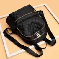 Mochila Oxford con múltiples bolsillos para mujer, bolso escolar de gran capacidad, impermeable, de viaje de negocios, informal, deportivo - details 11