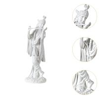 Krishna Statue 9.65 inch Resin Crafts Artwork Religious Resin Ornament Collectible for Bookcase Home Tabletop Living Room Decor