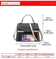 FOXER-mini bolsos de hombro cruzados para mujer, bolso de mensajero de cuero dividido de gran capacidad, de lujo - details 12