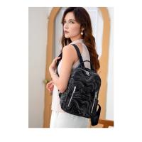 Mochila para mujer, nuevo estilo, ligera, de gran capacidad, sencilla, de PU, mochila versátil y de moda para mujer. - details 13