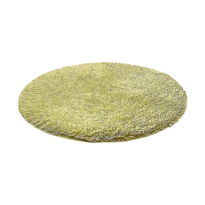 Alfombra de baño antideslizante absorbente ducha baño alfombra redonda pelo largo - 1