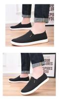 Zapatos de lona para hombre, calzado deportivo informal, cómodos zapatos de tabla para hombre, nuevos zapatos deportivos negros - details 10