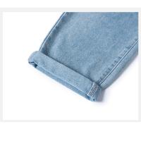 Jeans Casuales para Hombres en Primavera-Otoño Cintura Elástica, Pantalones de Denim de Trabajo Azules Estilo Hip Hop Joggers Streetwears - details 18