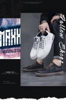 Nuevos zapatos blancos transpirables de primavera para hombre, zapatos de tela versátiles a la moda, zapatos deportivos y de ocio, zapatos de moda - details 9