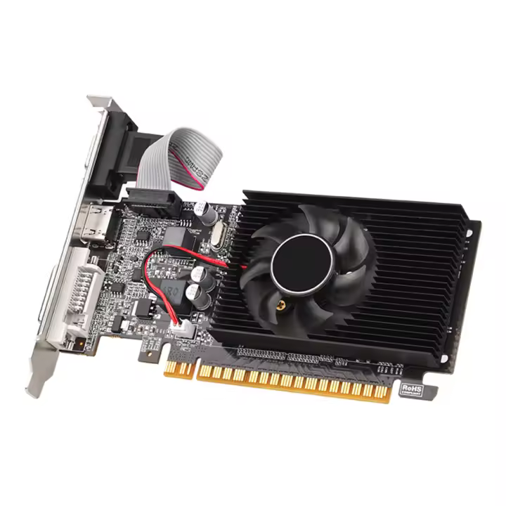 Tarjeta gráfica GT210 1G DDR3 de 64 bits, 589MHZ, 500MHZ, DVI + VGA + HDMI, tarjeta de vídeo Compatible - 1