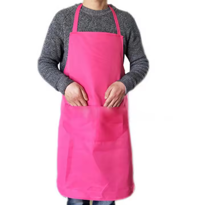 Sin mangas Universal a prueba de aceite mantener la ropa limpia restaurante cocina accesorios de cocina paños para eructar delantales con pechera - 1