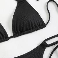 Subsistema especializado para mujer con bikini traje de baño sexy de color sólido para mujer - details 12