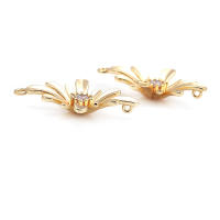Colgantes de latón y circonita de Color dorado de 18K para mujer, joyería artesanal de alta calidad, collar, pendientes, accesorios - details 20