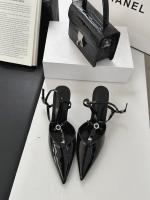 Sandalias Planas de Moda para Mujer Tacones Altos de Charol Puntiagudos - details 9
