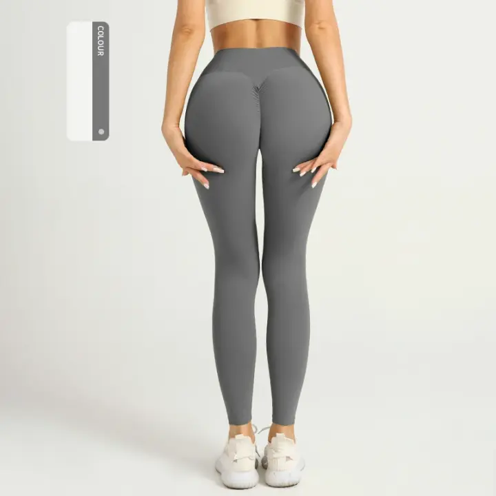 Mallas de Yoga de cintura alta para mujer, pantalones deportivos transpirables para correr y ciclismo, ropa de gimnasio de entrenamiento de verano - 1