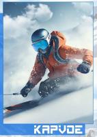 Kapvoe-Gafas de esquí con protección UV400 para hombre y mujer, lentes de snowboard, máscara deportiva de invierno, antiniebla - details 15