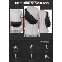 Riñonera de cintura para hombre, riñonera táctica militar para motociclista, deportes, escalada, Camping, herramienta masculina de nailon, eslinga en el pecho y la cadera - details 2