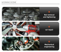 VVOSAI-llave de impacto eléctrica sin escobillas, taladro de mano con batería de iones de litio de 320N.m, 20V - details 4