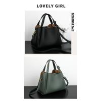 Cuero suave bolso de las mujeres bolso cesta de verduras de las mujeres bolso de hombro de alta gama crossbody atmósfera versátil cubo hombro - details 11